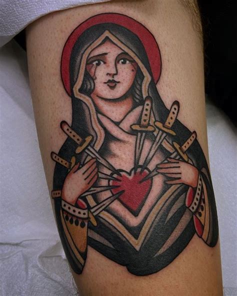 Pin On 50 Catholic Mary Tattoo Designs