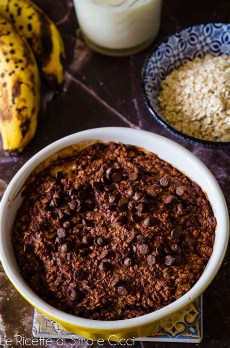 Baked Oats Ricetta Del Porridge Al Forno Al Microonde O In