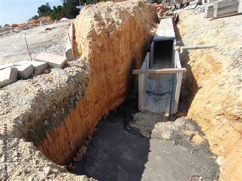 Selangor Malaysia January Underground Precast Concrete Box