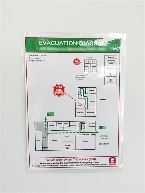 Evacuation Diagrams Captain Compliance