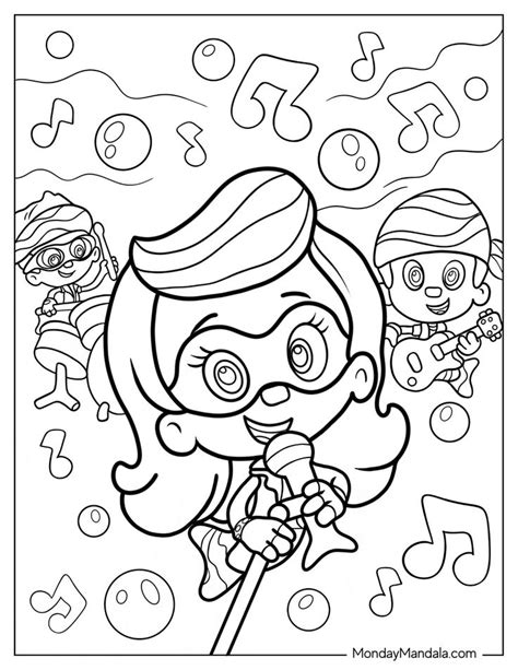 22 Bubble Guppies Coloring Pages (Free PDF Printables) | Bubble guppies ...