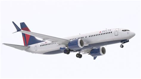 Boeing 737-800 Max Delta Airlines 3D Model by ALPHA3DST