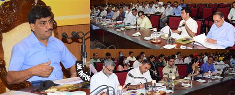 Chief Secretary Ak Mehta Reviews Developmental Scenario Of District