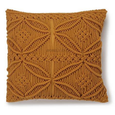 Crosia Work Boho Inspired Macrame Sofa Cushion Cover At Rs 240 Piece In