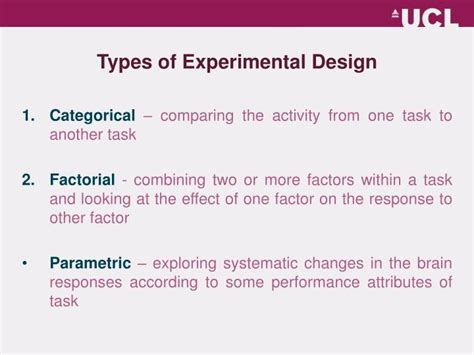 Ppt Experimental Design And Efficiency In Fmri Powerpoint