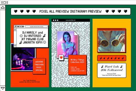 PIXEL - Instagram Stories Animated Templated :: Behance