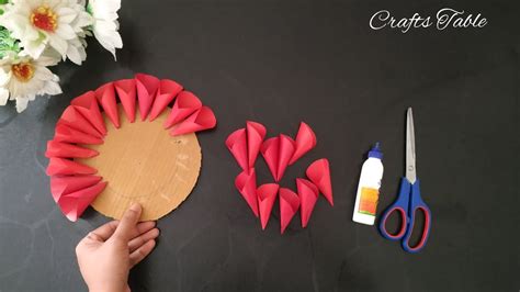 Unique Quick Easy DIY Wall Hanging Idea Waste Cardboard Reuse Idea