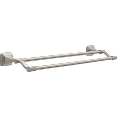 Delta Portwood 24 In Wall Mount Double Towel Bar Bath Hardware