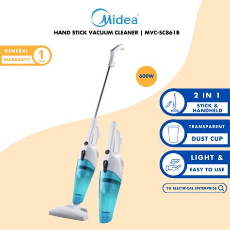 Midea Mvc Sc In Hand Stick Vacuum Cleaner Mvc Sc B Lazada