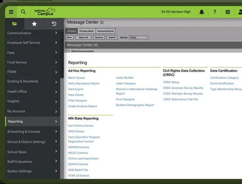 how to find schedule on infinite campus