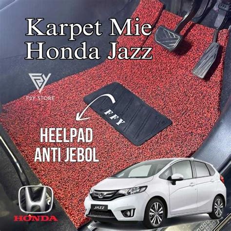 Jual Karpet Mobil Mie Bihun Honda Jazz All Series Full Set Bagasi