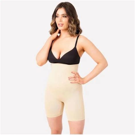 Women S High Waist Shapewear With Anti Rolling Strip Tummy Control