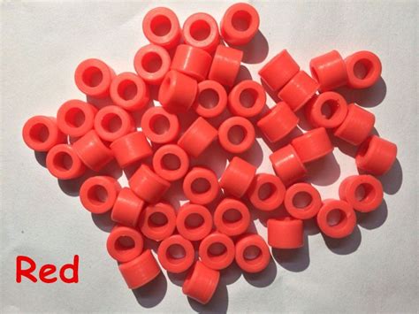 200 Pcs Red Color Small Type Dental Silicone Instrument Color Code