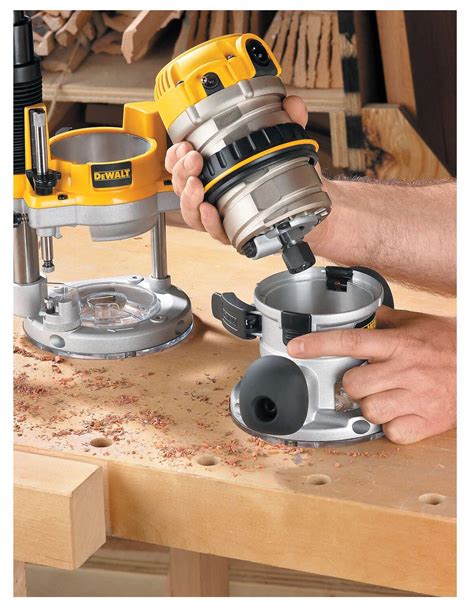 DEWALT Router Mid Size Fixed Base 2 25 Hp Variable Speed 24 000