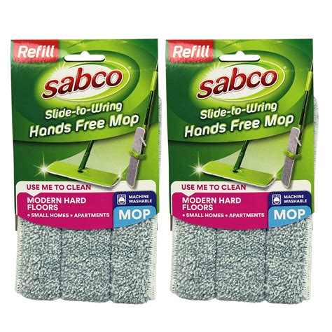 2pk Sabco Slide To Wring Hands Free Mop Refill Online Kg Electronic