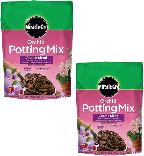 Miracle Gro Orchid Potting Mix 8 Quart 2 Pack Currently Ships To Select