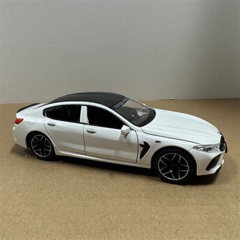 Toys 124 Bmw M8 Mh8 80 Manhart Alloy Car Model Diecast White With