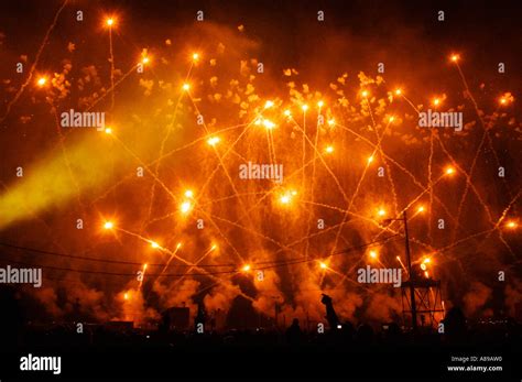 Portugal Lisbon Fireworks New Years Eve Stock Photo Alamy