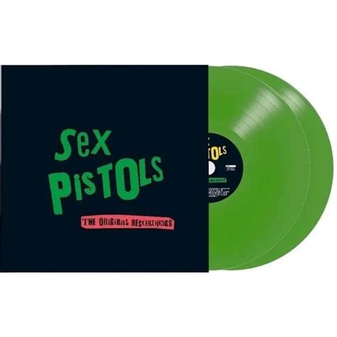 Lp Sex Pistols The Original Recording Duplo Verde Stickers Lacrado Shopee Brasil
