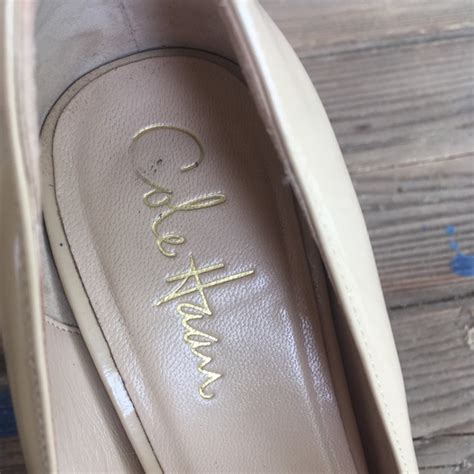 Cole Haan Shoes Cole Hann Nude Patent Leather Pumps Size B Poshmark