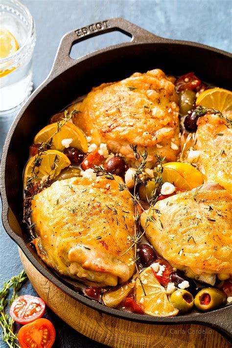 Baked Boneless Chicken Thighs Mediterranean Bakedfoods