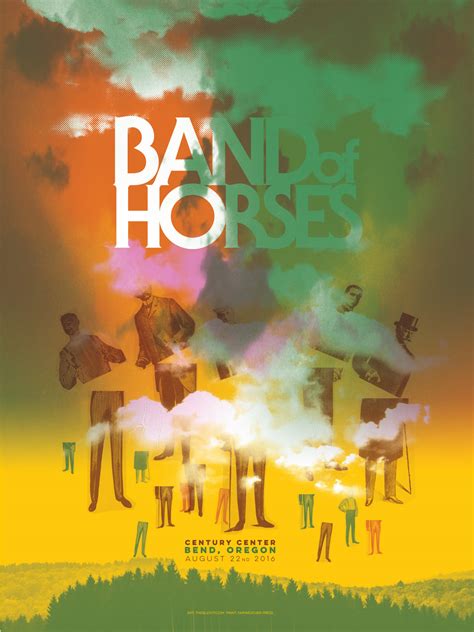 Band Of Horses Poster For Bend The Silent P