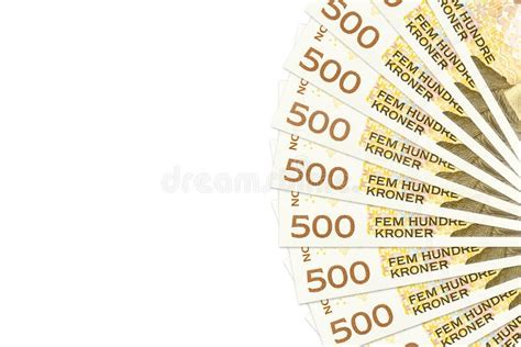 Some New 100 And 200 Norwegian Krone Bank Notes Stock Photo Image Of