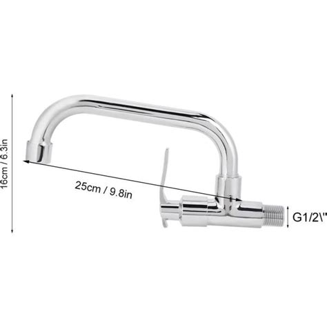 Robinet D Eau Vier Corps En Laiton Et Tube En Acier Inoxydable Robinet