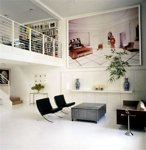 Open living room with the image of the painting | Interior Design Ideas ...