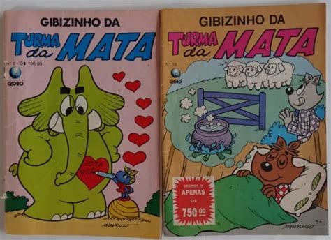 Gibizinho Da Turma Da Mata Nºs 2 E 19 Editora Globo 1991 E Jul 1992