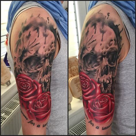 Skull and Roses Tattoo | Best Tattoo Ideas Gallery