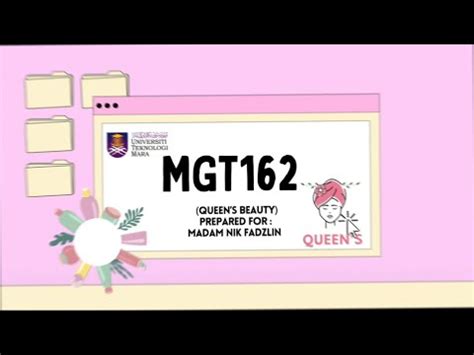 Mgt Assignment Video Presentation Youtube