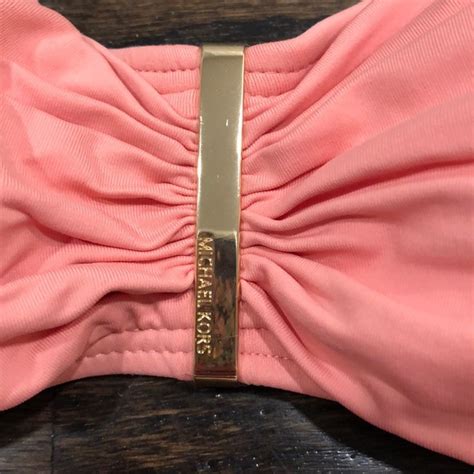 Michael Kors Swim Nwt Michael Kors Strapless Bikini In Pink Poshmark