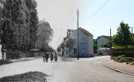 Le carrefour des marronniers à Ermont hier et aujourd hui série 4