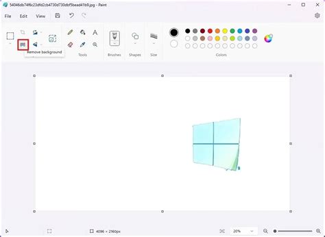 Jak Usun T O Obrazu Za Pomoc Programu Paint W Systemie Windows