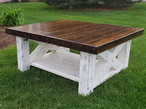 Chunky Farmhouse Coffee Table 3 Steps With Pictures Instructables