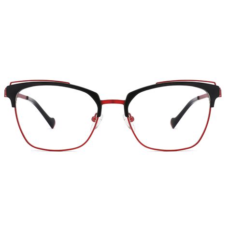 Classical Square Shape Frame For Women Men Multi Color Trendy Metal