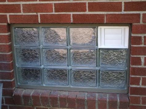 Glass Block Installation - Glass Block Basement Window Installations ...