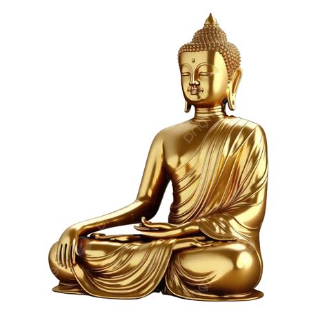 Buddha God Golden Sitting, Buddha, Lord Buddha, Buddhism PNG Transparent Clipart Image and PSD ...