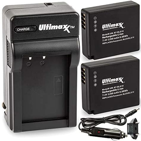 Buy Ultimaxx Rapid Travel Charger 2X BLG10 Battery 1200mAh