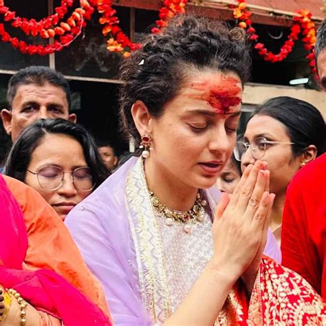 Kangana Ranaut Visits Kamakhya Shakti Peeth In Guwahati During