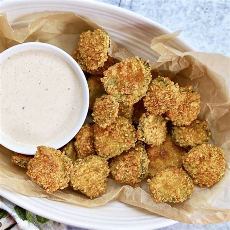 Parmesan Air Fryer Fried Pickles Pickle Recipe