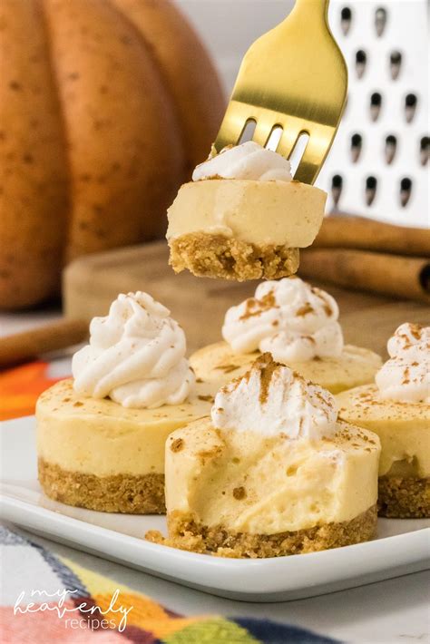 Pumpkin Cheesecake Bites My Heavenly Recipes