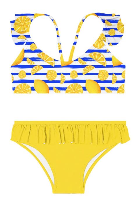 Slipstop Kız Çocuk Cello Bikini Sarı