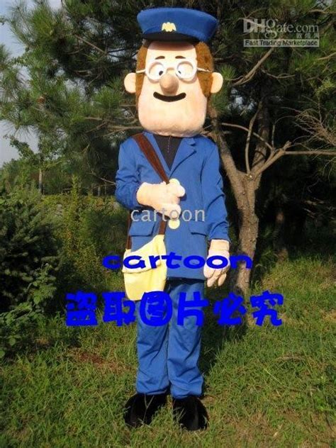 Postman Pat Mascot Costume Adult For Promotion! Free S/H From Cartoon ...