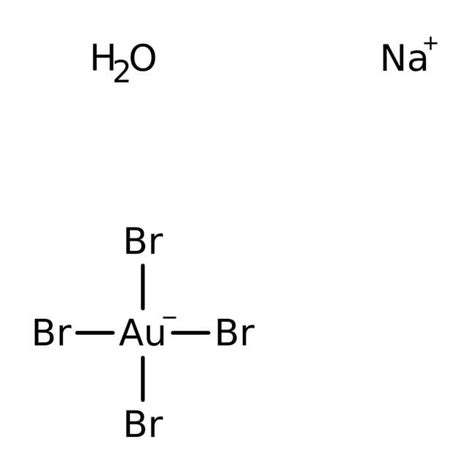 Sodium Tetrabromoaurate III Hydrate 99 99 Metals Basis Thermo