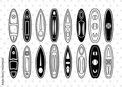 Paddle Board Silhouette Kayak Svg Beach Svg Kayak Paddle Svg Canoe