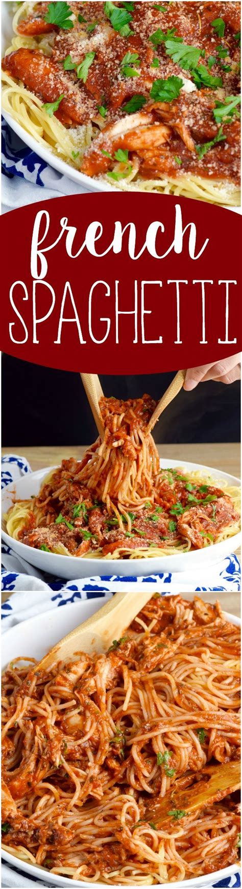 This French Spaghetti Is Not Just A Fast And Easy Dinner Its Going To