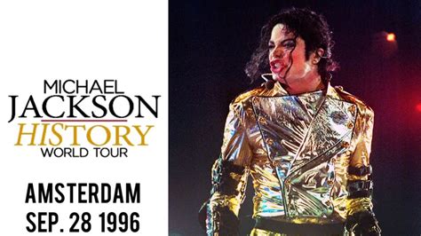 Michael Jackson History Tour Live In Amsterdam September