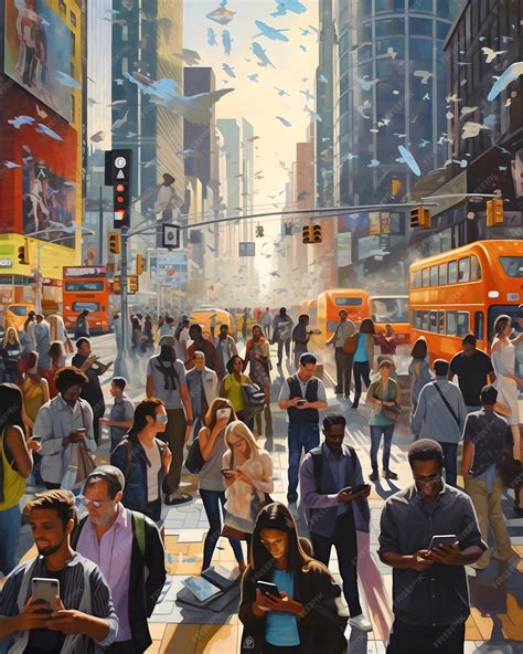 Premium Photo | Social media on modern society portraying a diverse